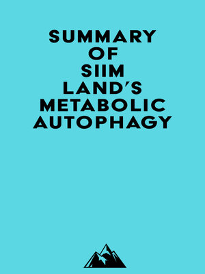 cover image of Summary of Siim Land's Metabolic Autophagy